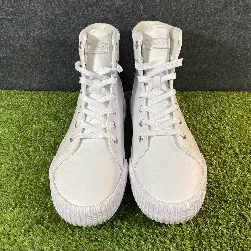 Levi's Women Olivia "UL" Mono Hightop Fashion Sneaker Shoe Size 10 Vegan Leather